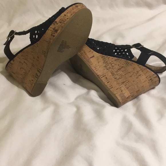 Black cork sandals - Picture 4 of 6